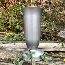 Váza hřbitovní stříbrná