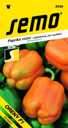 Paprika - ORENY F1 výprodej semen ex. 2023