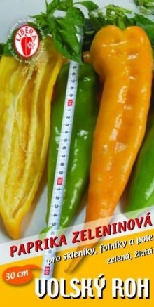 Paprika - VOLSKÝ ROH - výprodej semen ex. 2024